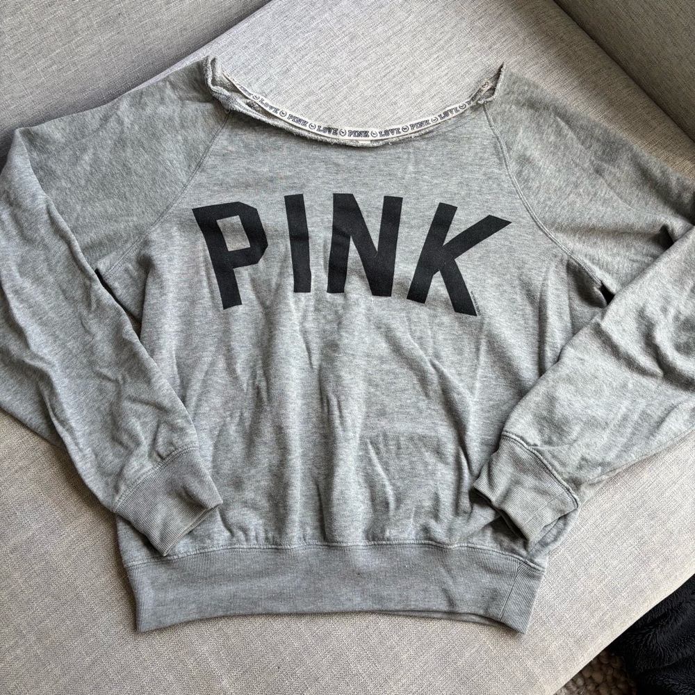 Victoria's Secret PINK Gray Sweatshirt